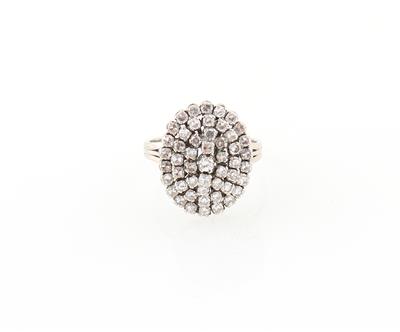 Achtkantdiamantring zus. ca. 1,60 ct - Jewellery