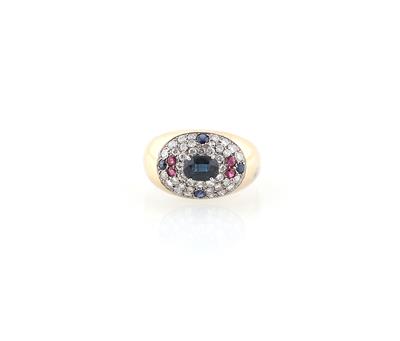 Diamant Farbstein Ring - Jewellery