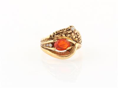 Brillant Feueropal Ring - Jewellery