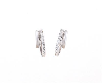 Brillantohrringe zus. ca. 0,25 ct - Jewellery