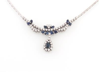 Brillant Saphircollier - Jewellery