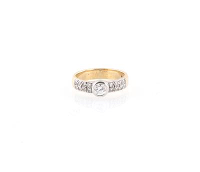 Brillantring zus. ca. 0,45 ct - Schmuck