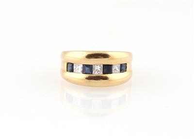 Wempe Diamant Saphir Ring - Klenoty