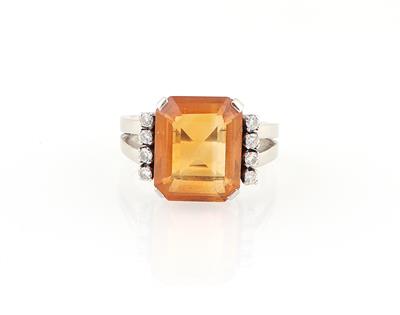 Brillant Citrin Ring - Gioielli