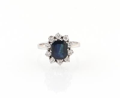 Brillant Saphir Ring - Klenoty