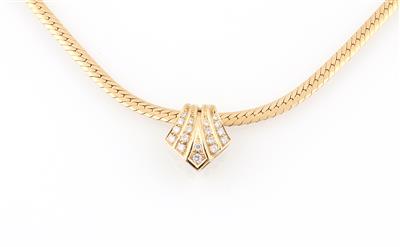 Brillantcollier ca. 0,42 ct - Jewellery