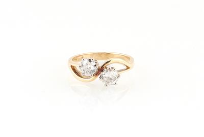 Altschliffdiamant Ring zus. ca. 1,50 ct - Jewellery