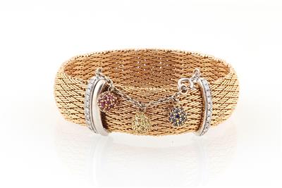 Brillant Farbstein Armband - Jewellery