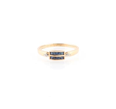 Brillant Saphir Ring - Klenoty