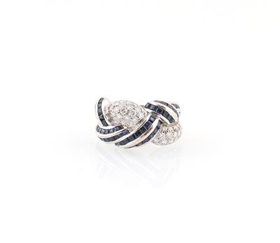 Brillant Saphir Ring - Klenoty