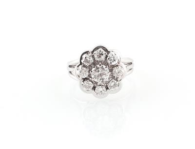 Brillantring zus. ca. 1 ct - Klenoty