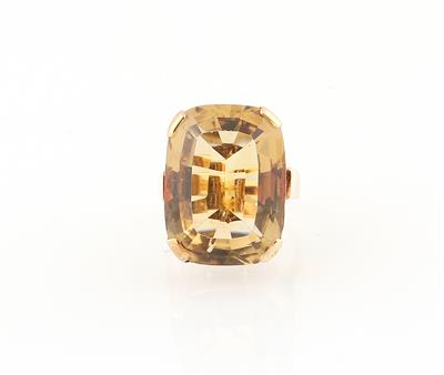 Citrinring ca. 14 ct - Jewellery