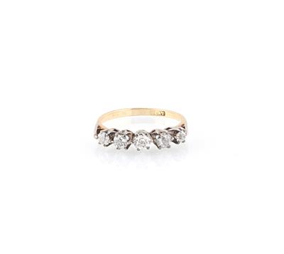 Altschliffdiamant Ring zus. ca. 0,60 ct - Jewellery