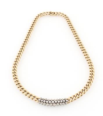 Brillant Diamantcollier zus. ca. 0,75 ct - Klenoty