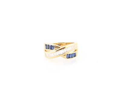 Diamant Smaragd Ring - Gioielli