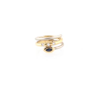 Brillant Saphir Ring - Gioielli