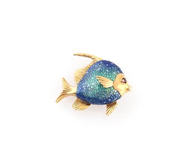 Brosche Fisch - Jewellery