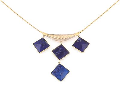 Achtkantdiamant Lapislazuli Collier - Jewellery