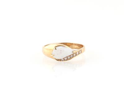 Brillant Opal Ring - Schmuck