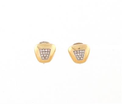Diamant Ohrclips zus. ca. 0,20 ct - Klenoty