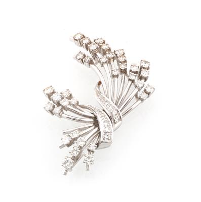 Diamantbrosche zus. ca. 2,65 ct - Jewellery
