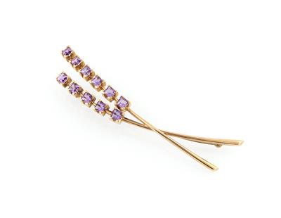 Amethystbrosche - Sommerauktion Schmuck