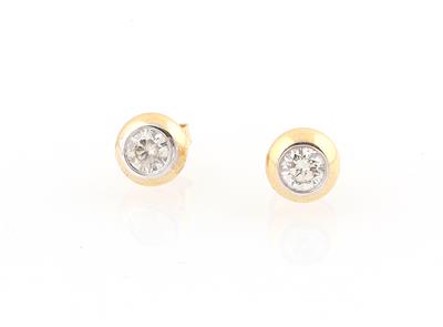 Brillantsolitärohrstecker zus. ca. 0,50 ct - Gioielli