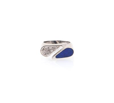 Diamant Lapislazuli Ring - Jewellery