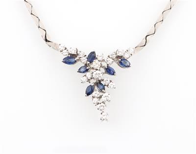 Brillant Saphir Collier - Jewellery