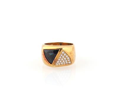 Brillant Saphir Ring - Klenoty