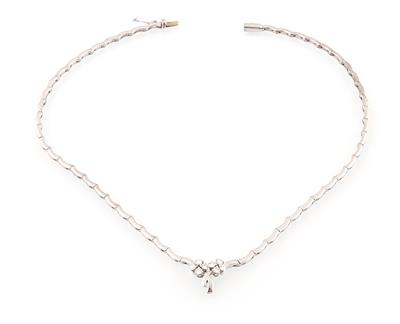 Brillantcollier zus. ca.0,85 ct - Klenoty