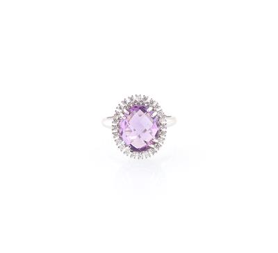 Brillant Amethyst Ring - Exclusive diamonds and gems