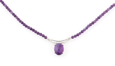 Diamant Amethystcollier - Diamanti e pietre preziose esclusivi