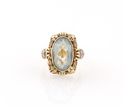 Aquamarinring ca. 6,50 ct - Sommerauktion Schmuck