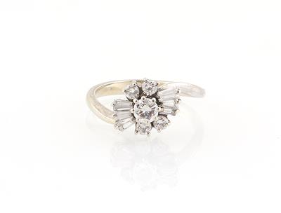 Brillant Diamantring zus. ca. 0,90 ct - Jewellery