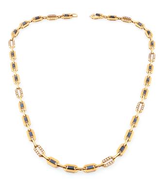 Brillant Saphir Collier - Klenoty