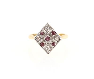 Diamant Rubinring - Jewellery