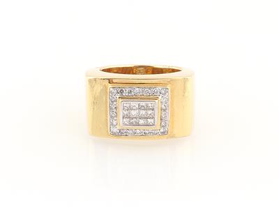 Brillant Diamantring zus. ca. 0,35 ct - Jewellery