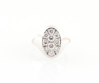 Brillantring zus. ca. 0,90 ct - Gioielli