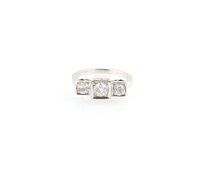 Diamantring zus. ca. 0,80 ct - Gioielli