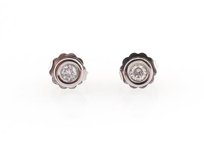 Brillantsolitärohrstecker zus. ca. 0,60 ct - Schmuck