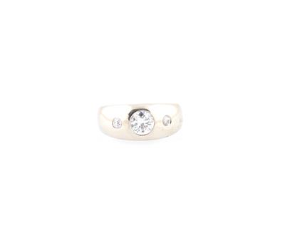 Diamantring zus. ca. 0,78 ct - Jewellery