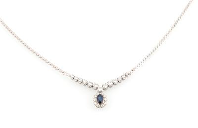 Brillant-Saphir-Collier - Jewellery