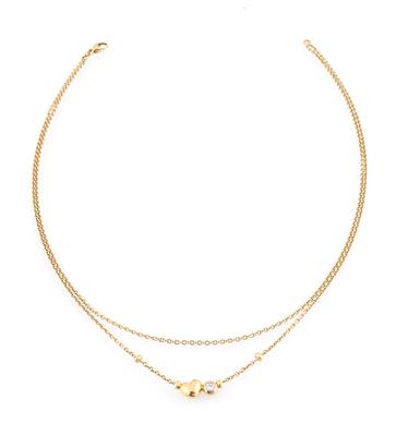 Brillantcollier Herz - Gioielli