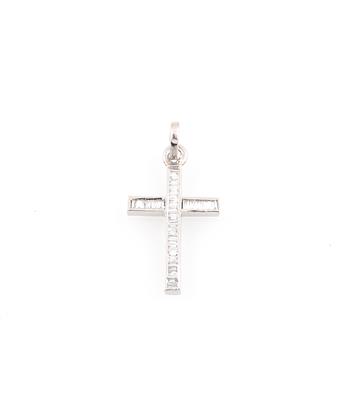 Diamant Kreuzanhänger zus. ca.0,30 ct - Jewellery