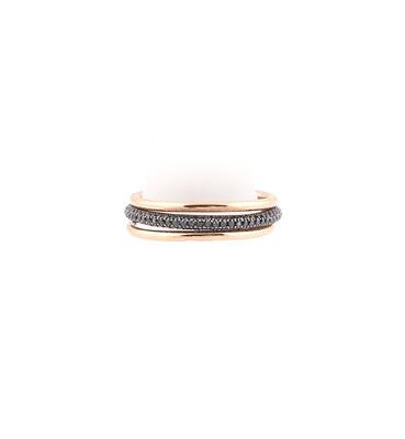 Ring mit behandelten Diamanten zus. ca. 0,40 ct - Jewellery