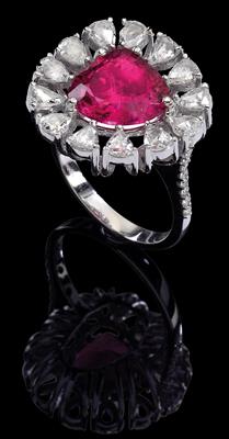 Diamant Turmalinring - Schmuck