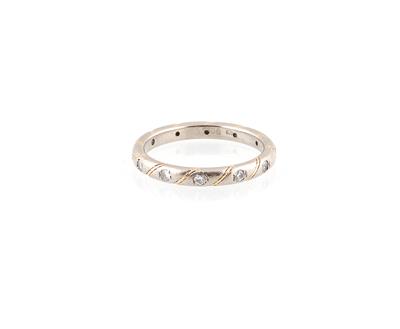 Brillant Memoryring zus. ca. 0,25 ct - Gioielli