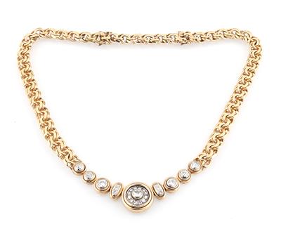 Diamantcollier zus. ca.2,20 ct - Gioielli