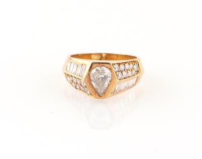 Diamantring zus. ca. 1,30 ct - Gioielli